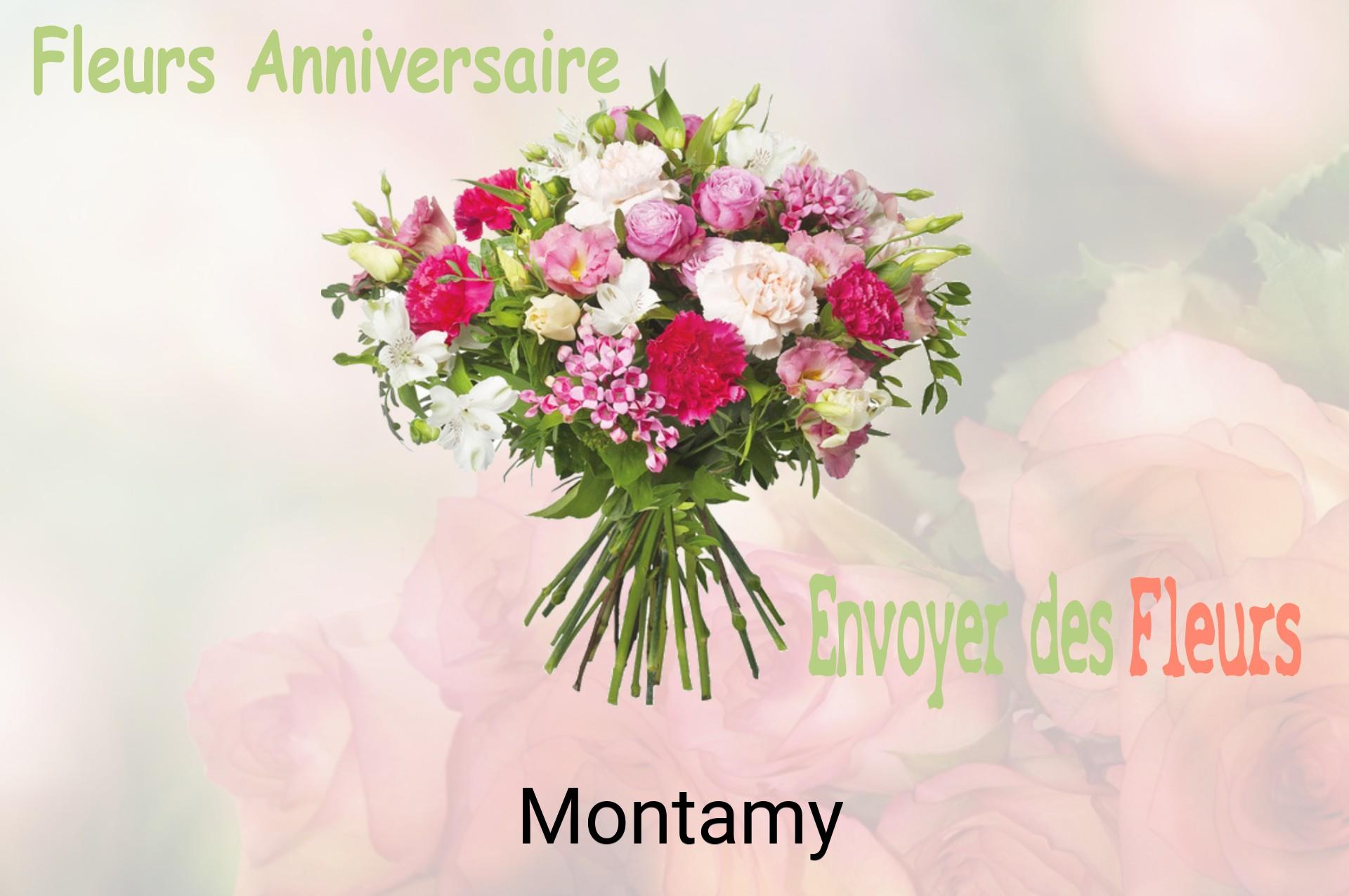 Bouquet de fleurs d’anniversaire livré à Montamy